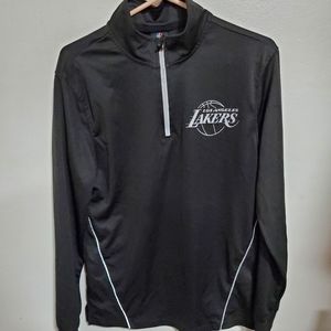 ♥️ 2/$25 LA Lakers Black NBA lightweight Sweatshirt sz Small